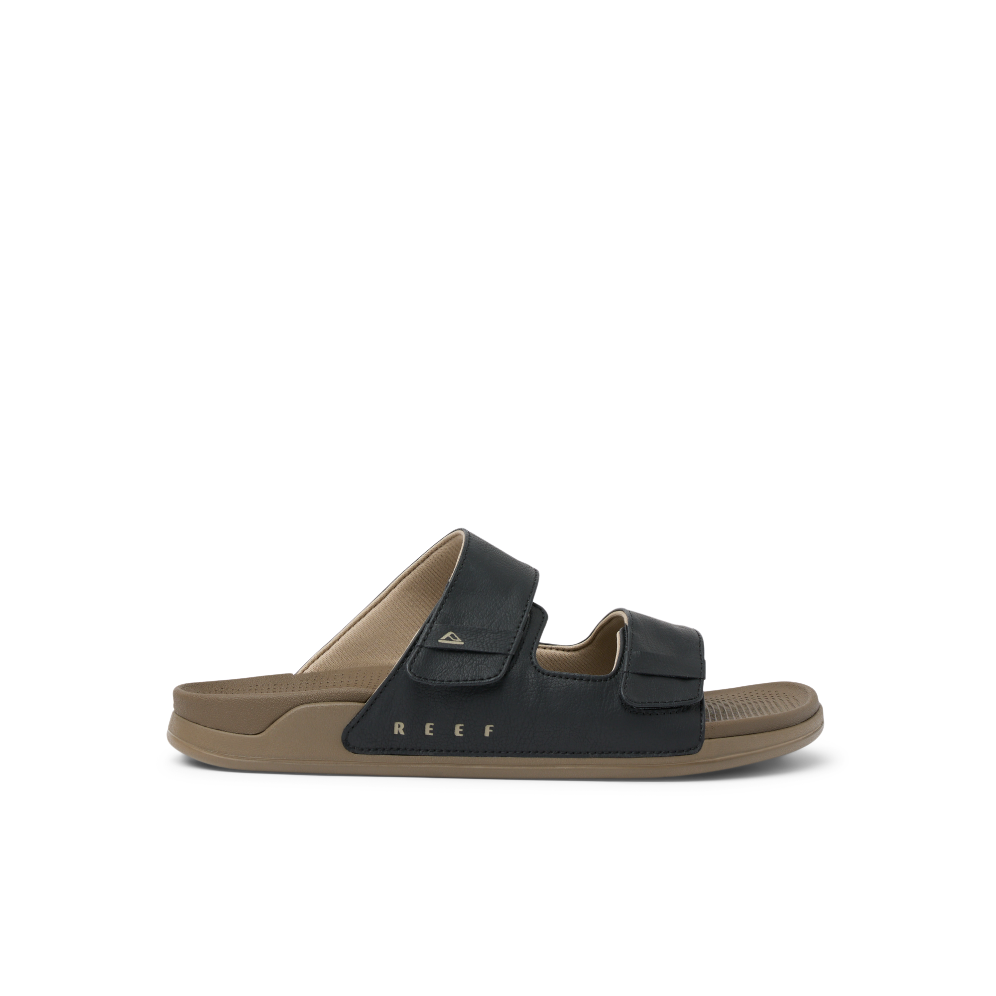 Phantom Tradewind men's sandal facing right, featuring dual adjustable straps, arch support, and soft cushioning for beach comfort.