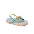 Little Windswell boys' sandal facing right, showing soft-rebound cushioning, anatomical arch support, and water-friendly materials.