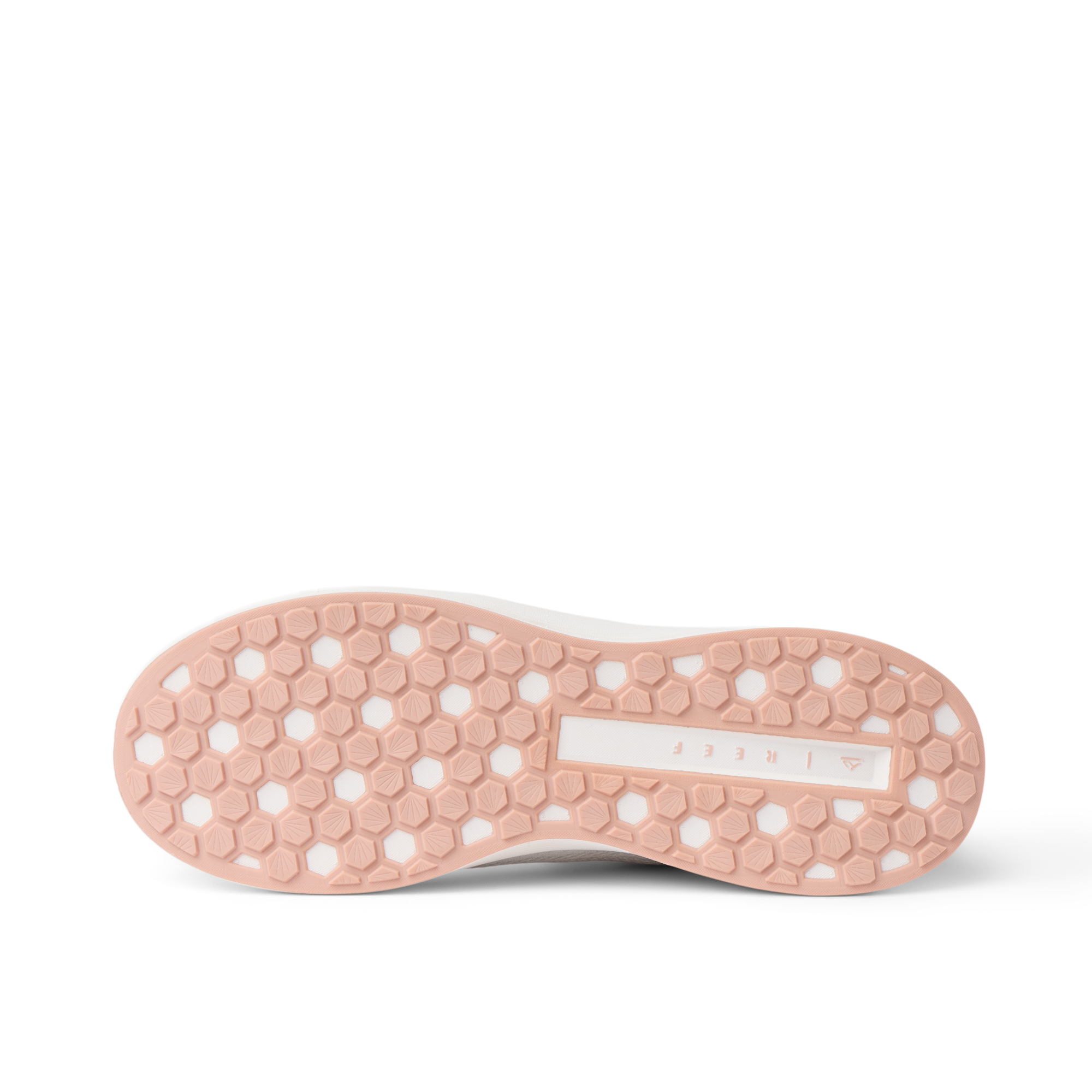 Sole view of Shoreline Palisades women’s footwear facing down, showing hex-patterned outsole with durable comfort design.
