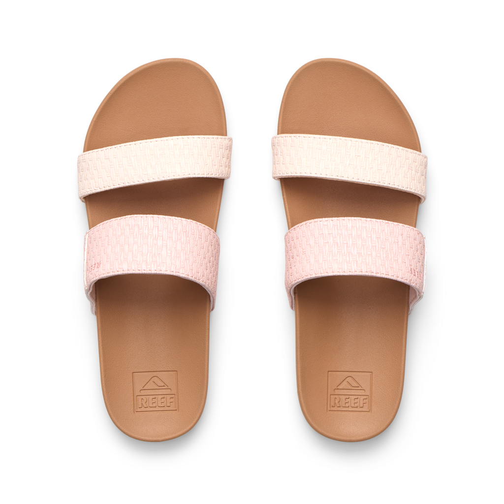 Kids Cushion Vista - Pink/Tan - Top View