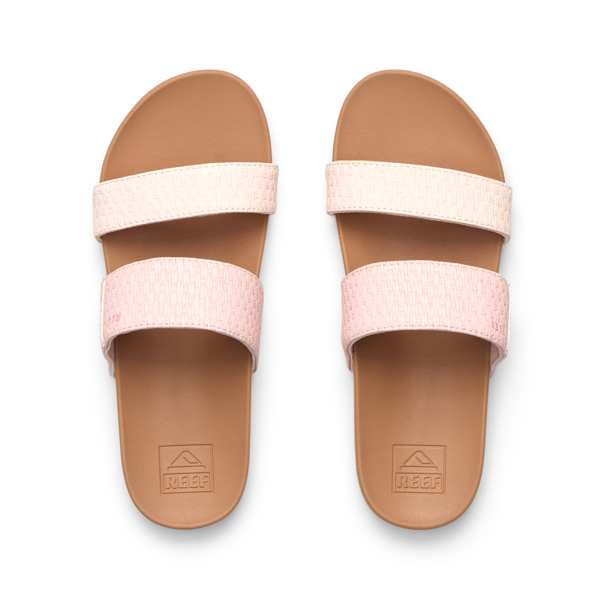 Kids Cushion Vista - Pink/Tan - Top View