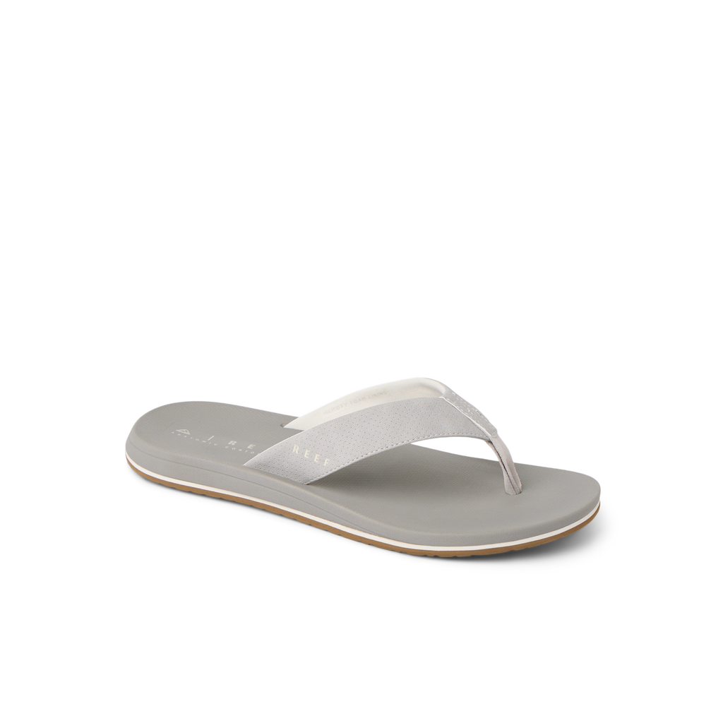 Nox men's surf-inspired flip flop facing left, with anatomical arch support and soft cushioning for beach comfort