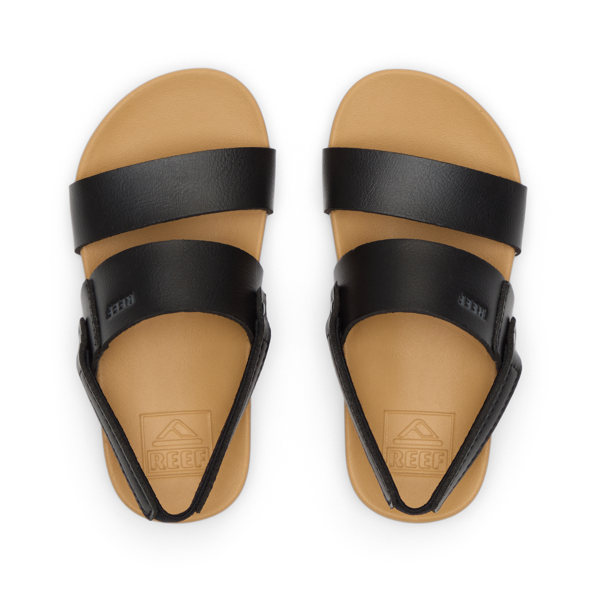 Little Cushion Vista - Black/Tan - Top View