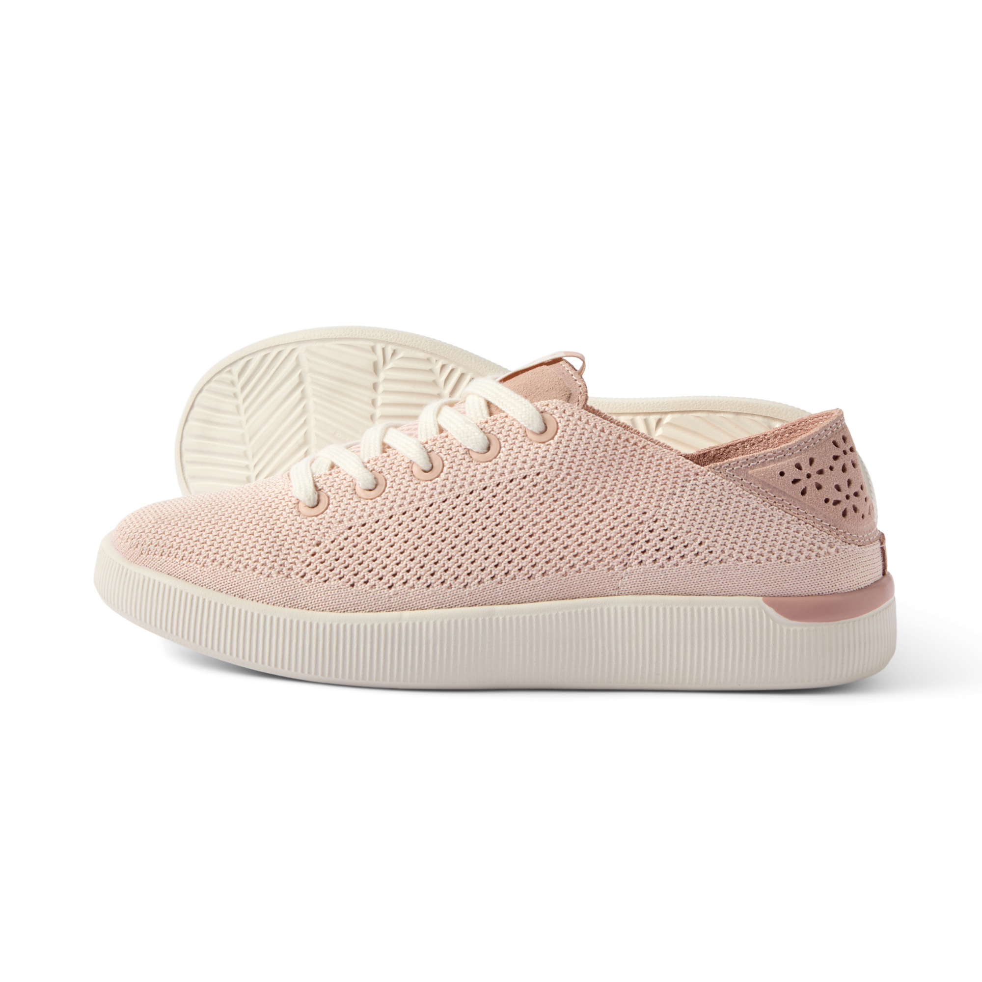 Reef Neptune women’s sneaker in rose blossom facing left, breathable knit upper with soft cushioning and arch support
