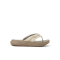 Cruiser men's sandal facing right, oatmeal color with anatomical arch support and soft-rebound cushioning for comfort.