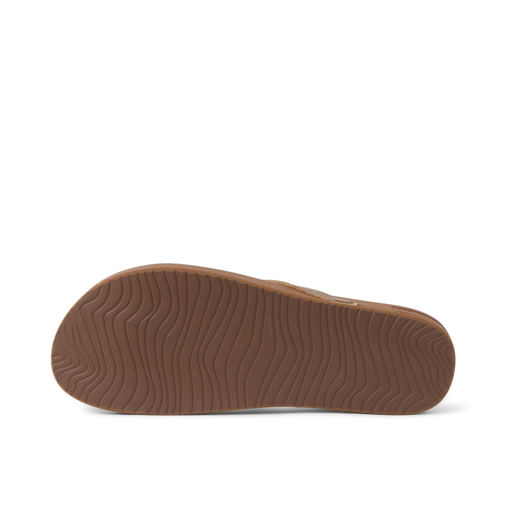 Vista Ivy women's shoe showing the sole facing up with textured grip for beach and everyday comfort by REEF.