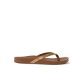 Vista Ivy women's right-facing sandal with bronze straps, anatomical arch support, and soft-rebound cushioning for all-day comfort.