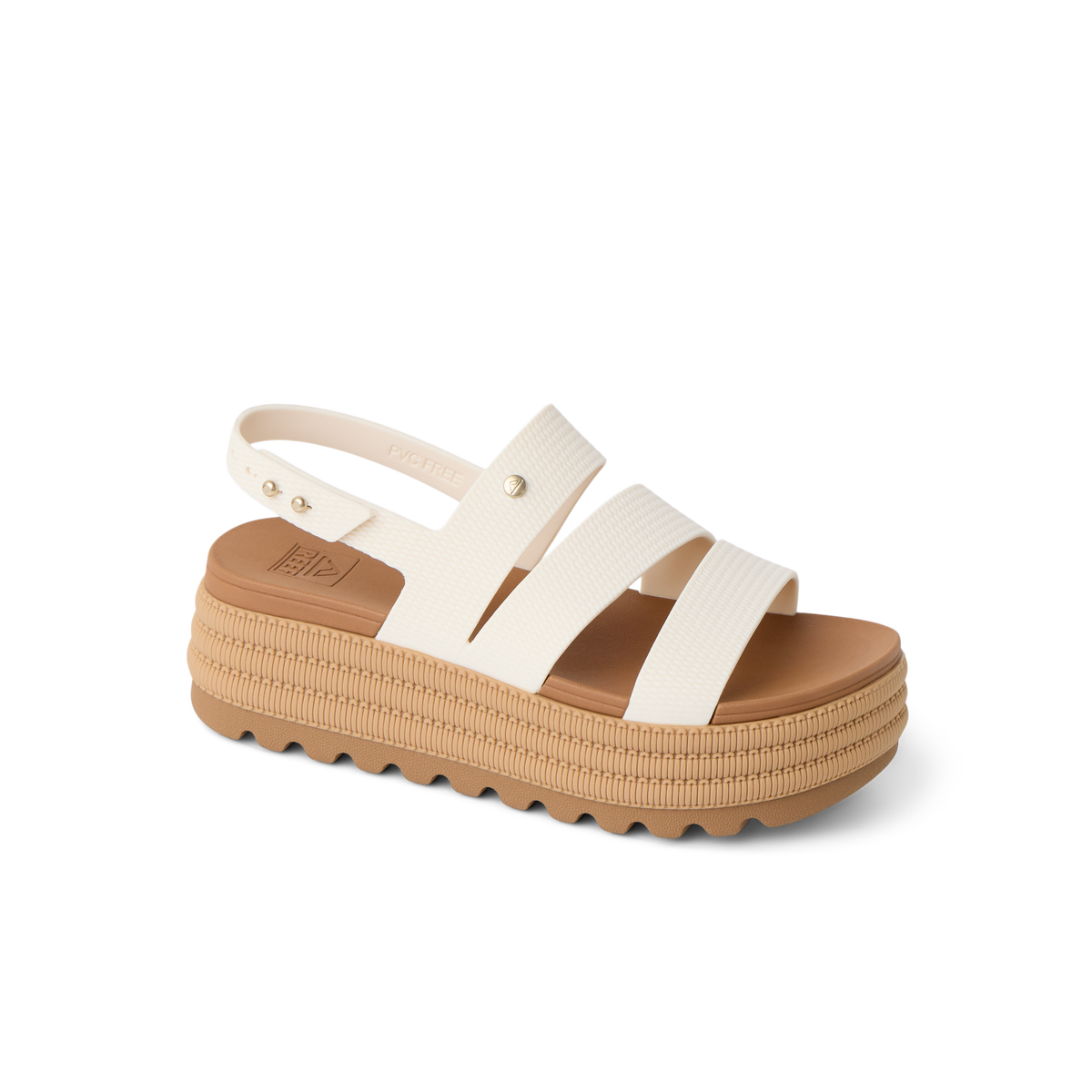 Water Vista Higher 2 sandal facing left, showing top and outer side with cushioned platform sole for comfort and durability.