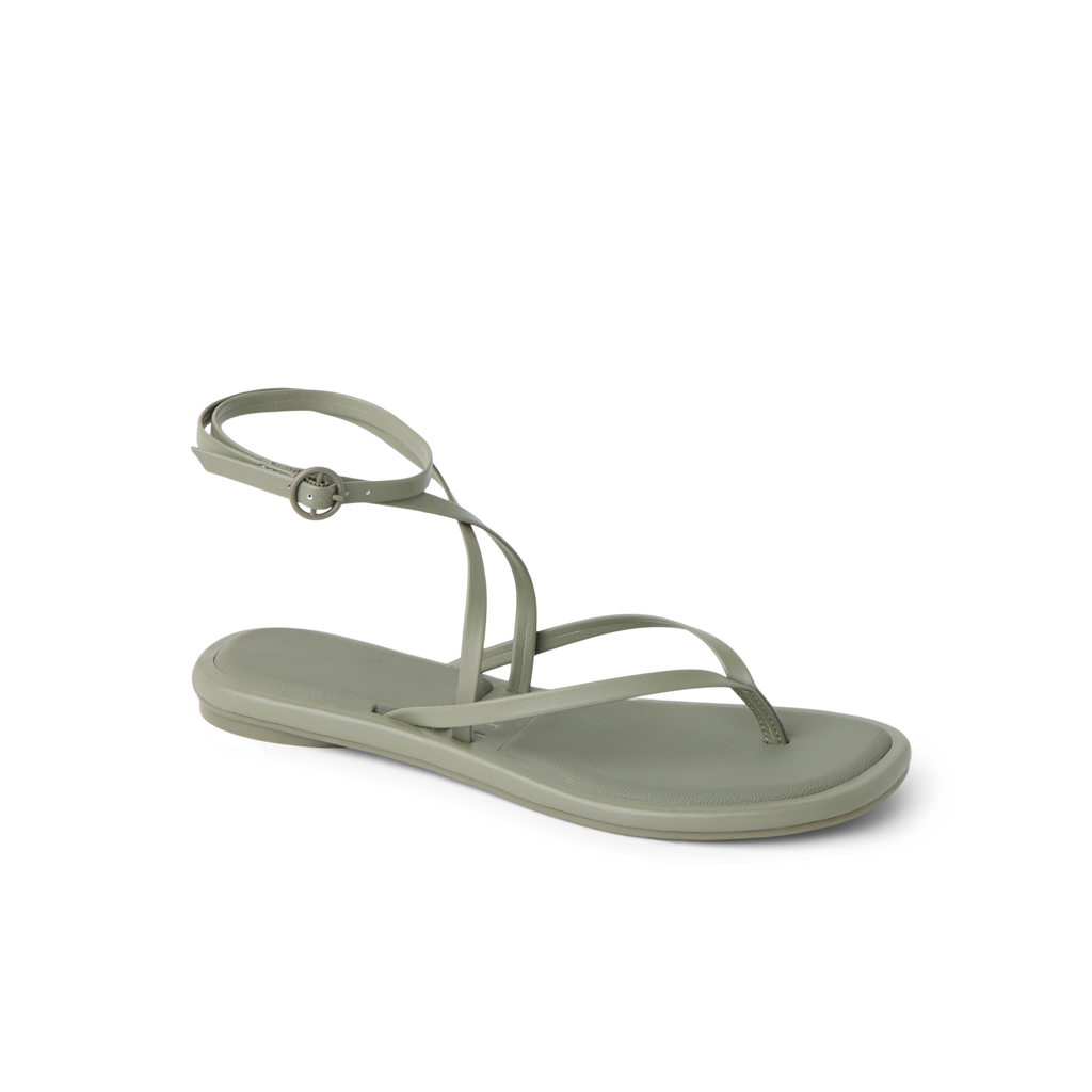 Willow Quinn women's sandal in neutral color with ankle strap, designed for comfort and everyday wear