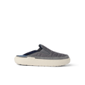 Rambler Kicker mule facing left with cushioned memory foam footbed and lightweight EVA outsole in charcoal grey for everyday comfort