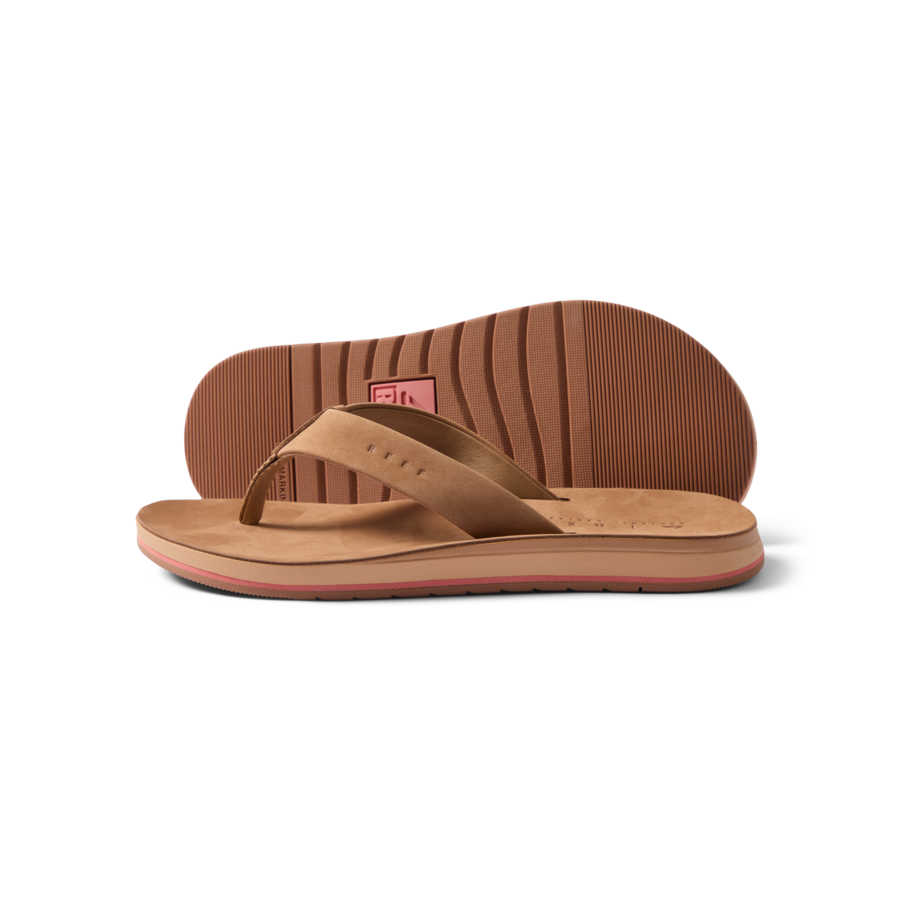 Ojai Classic women's sandal side view with soft-rebound cushioning and water-friendly, durable sole for beach comfort.