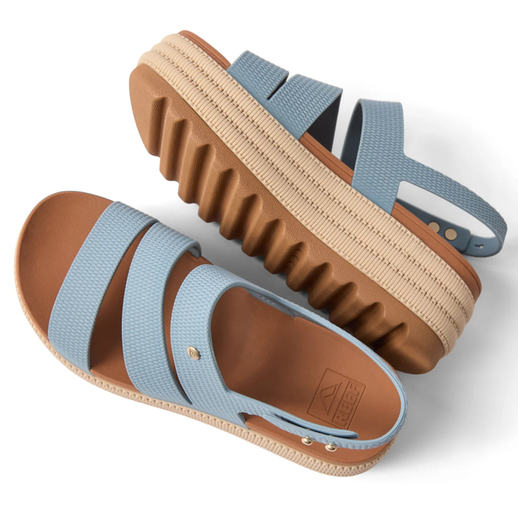 Water Vista Higher 2 women's sandals facing right, showing sole and top straps with cushioned platform design.