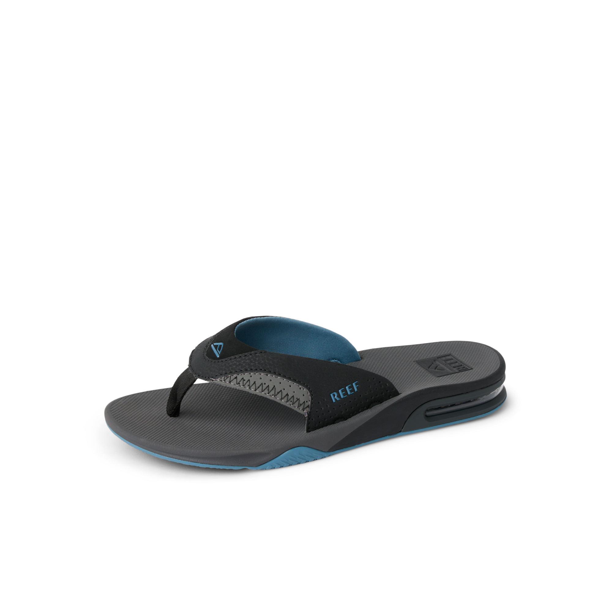 Fanning - Grey/Light Blue - Left Side View