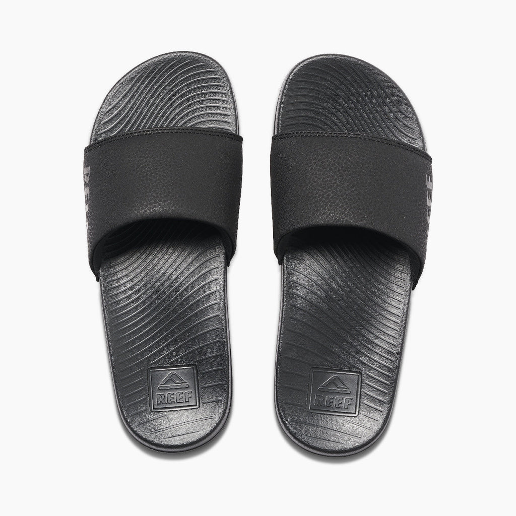 Reef One Slide - Black - Top View