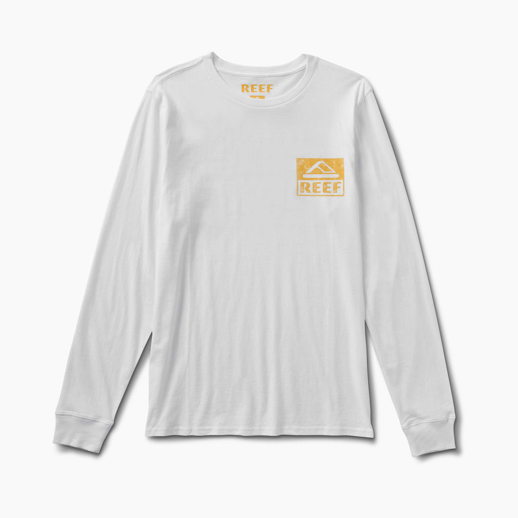 Wellie Graphic Long Sleeve Tee - White - Front View