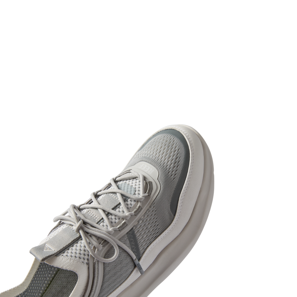 Shorebreak TRV sneaker facing right, close-up on front with breathable mesh and cushioned sole for all-day comfort.