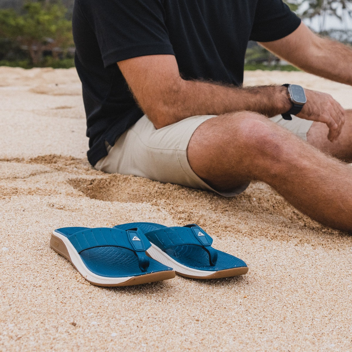 molded mens sandals